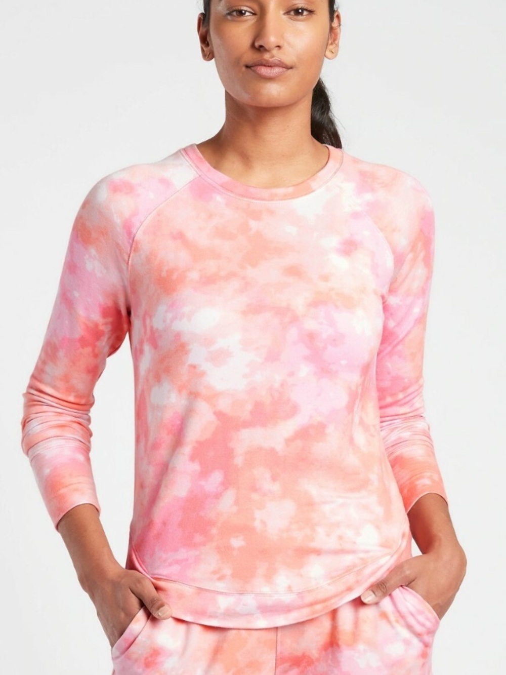 Athleta Mindset Printed Sweatshirt Size XL NWT
